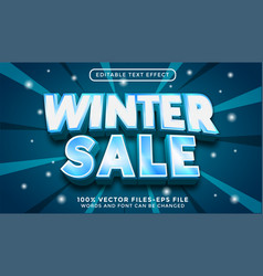 Winter Sale Editable Text Effect Premium