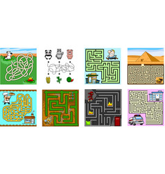 Cartoon Maze Games Education For Kids