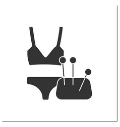 Women Underwear Glyph Icon