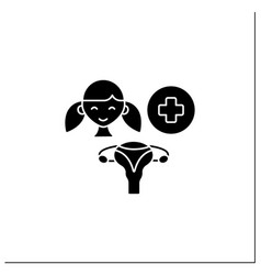 Adolescent Gynecology Glyph Icon