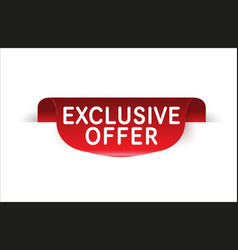 Exclusive Offer Banner Special Offer Price Sign