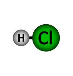 Hydrogen Chloride Molecule Icon