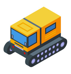 Arctic Exploration Vehicle Icon Isometric