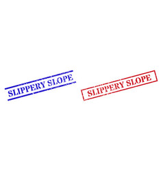 Slippery Slope Textured Rubber Stamp Seals