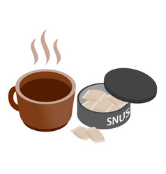 Swedish Snus Icon Isometric Smokeless