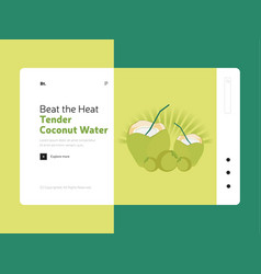 Tender Coconut Water Landing Page