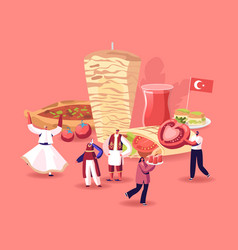 Traditional Turkish Cuisine Concept People