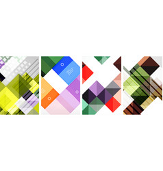 Square Abstract Poster Set