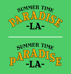 Paradise Typography Design T Shirts