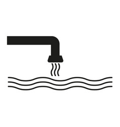 Faucet Icon Warm Water Flow Hygiene Utility