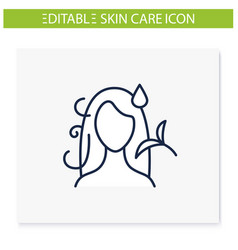 Hair Detangler Line Icon