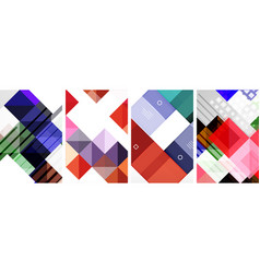 Square Abstract Poster Set