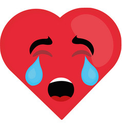 Heart Cartoon Crying