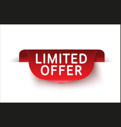 Red Limited Offer Special Offer Badge Big Sale