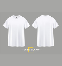 T-shirt Mockup Front And Back