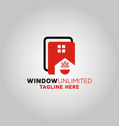 Real Estate Amp Windows Logo Design Idea