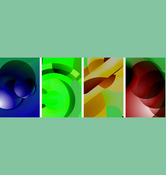 Circle Geometric Abstract Posters