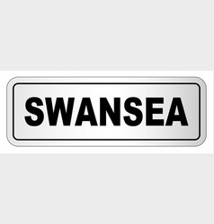 Swansea City Nameplate