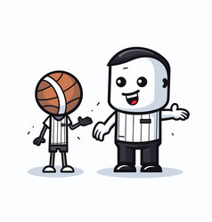 Basketball Player Cartoon Mascot Cute