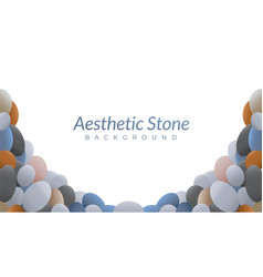 Pile Marble Stones Aesthetic Background