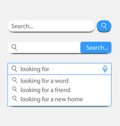 Search Bar Element With Different Design