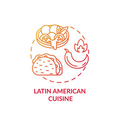 Latin American Cuisine Concept Icon