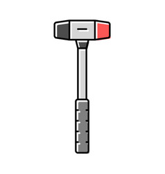 Soft Faced Hammer Tool Color Icon