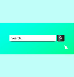 Search Bar Browser Button For Website And Ui