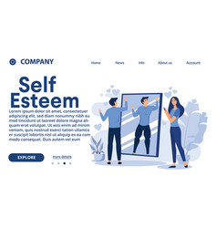 Self Esteem Exclusive Design Landing Page