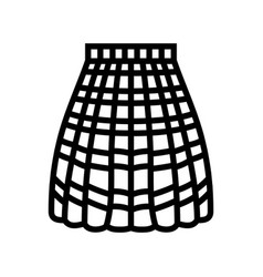 Skirt Japanese School Line Icon