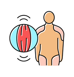 Polymyositis Muscle Problem Color Icon