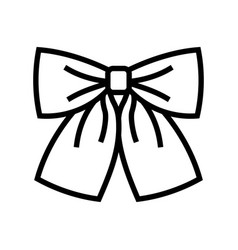 Tie Japanese School Line Icon