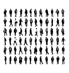 Collection Of Business People Silhouette