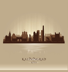 Kaliningrad Russia City Skyline Silhouette