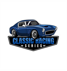 Classic Cars Racing Series Logo Design