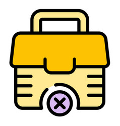 Relax Box Icon Flat