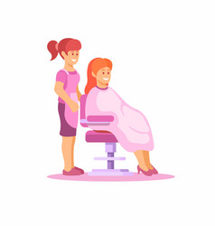 Woman At Hair Salon