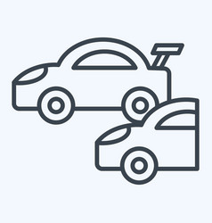 Icon Race Related To Racing Symbol Line Style