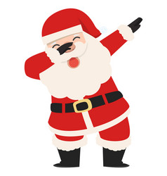 Santa Claus Dabbing Dance Cartoon