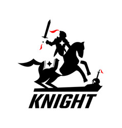 Knight On Horse Logo Design