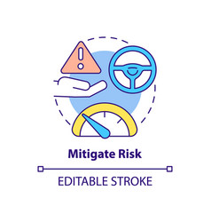 Mitigate Risk Concept Icon