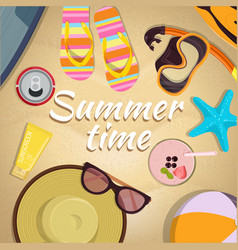 Hello Summer Bright Greeting Banner