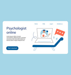 Online Help Ui Page Psychotherapy Web Banner