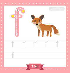 Letter F Lowercase Tracing Practice Worksheet