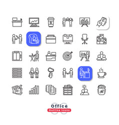 Office Outline Icons