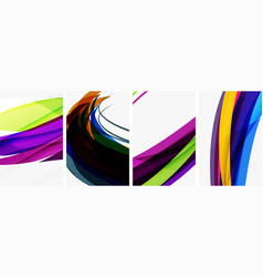 Abstract Colorful Wave Posters For Wallpaper