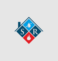 Water Fire House Logo Design