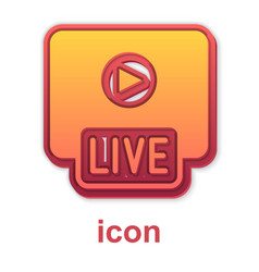 Gold Live Streaming Online Videogame Play Icon