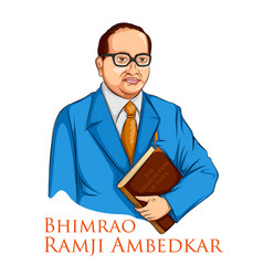 Dr Bhimrao Ramji Ambedkar With Constitution