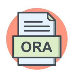 Ora File Document Icon